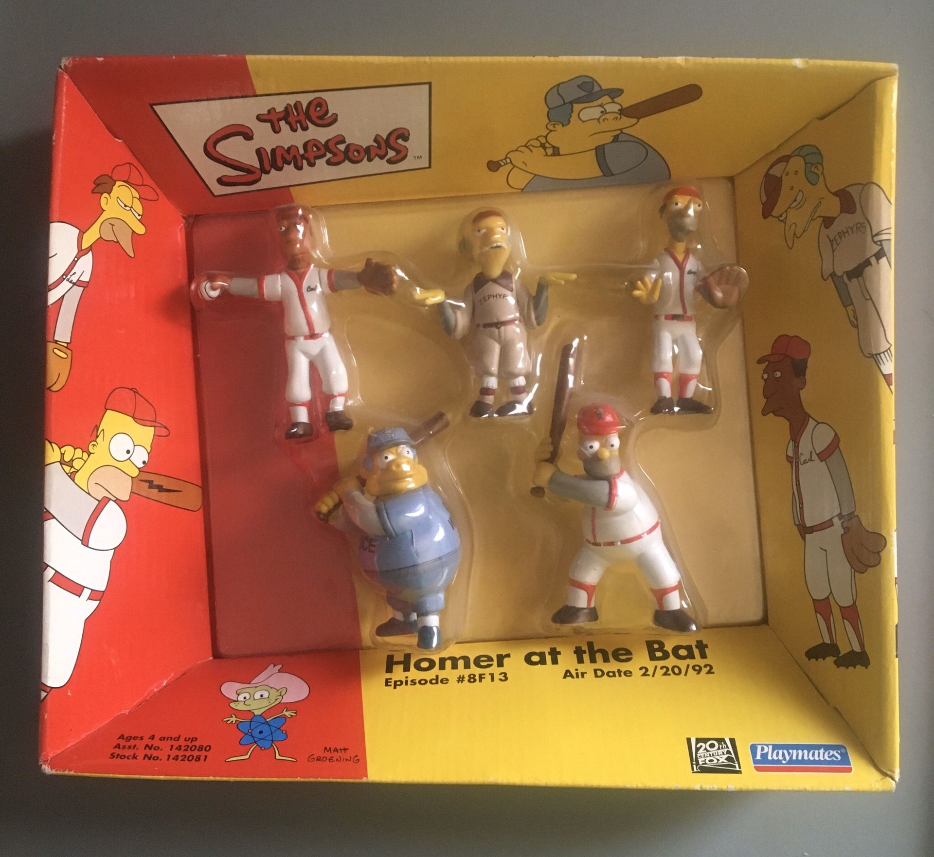 Simpsons Homer at the Bat mini set