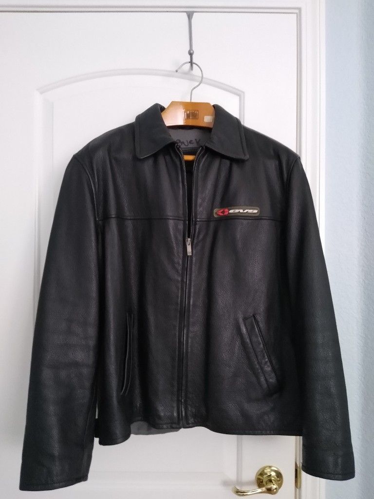 Leather Jacket Vintage - Large Size - EVS Sports - Pick Up In Fairfield.