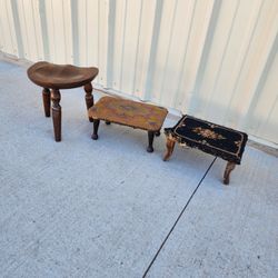 Small Wooden Stools