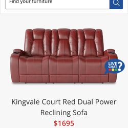 Kingvale Wireless Charging Sofa Recliner 