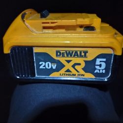 DeWalt Xr20v 5 Ah $80