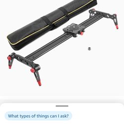 Neewer 32” Camera Slider – Smooth Video Shots