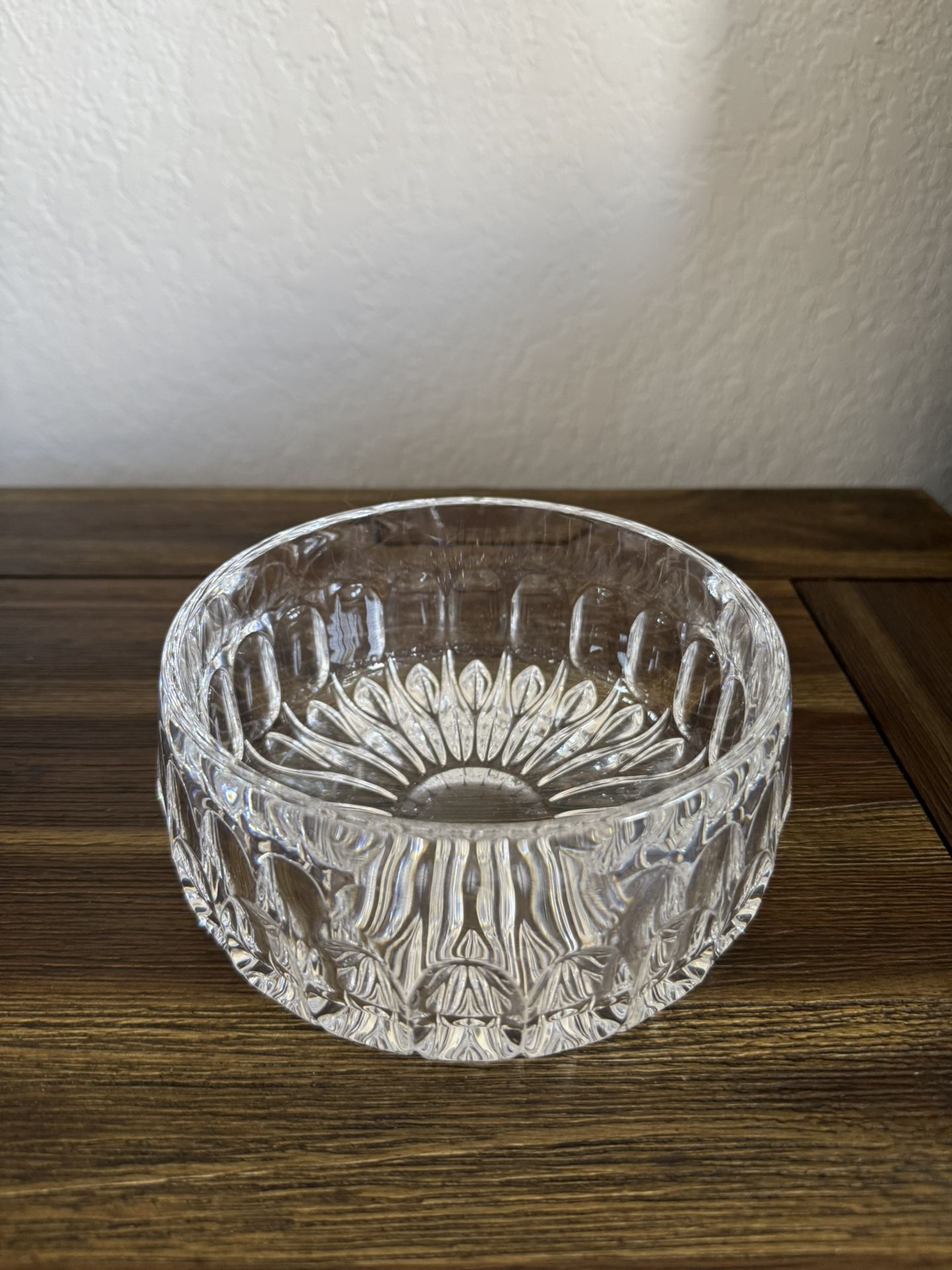 Vintage Gorham Althea Cut Crystal 8-inch Bowl Made in Germany