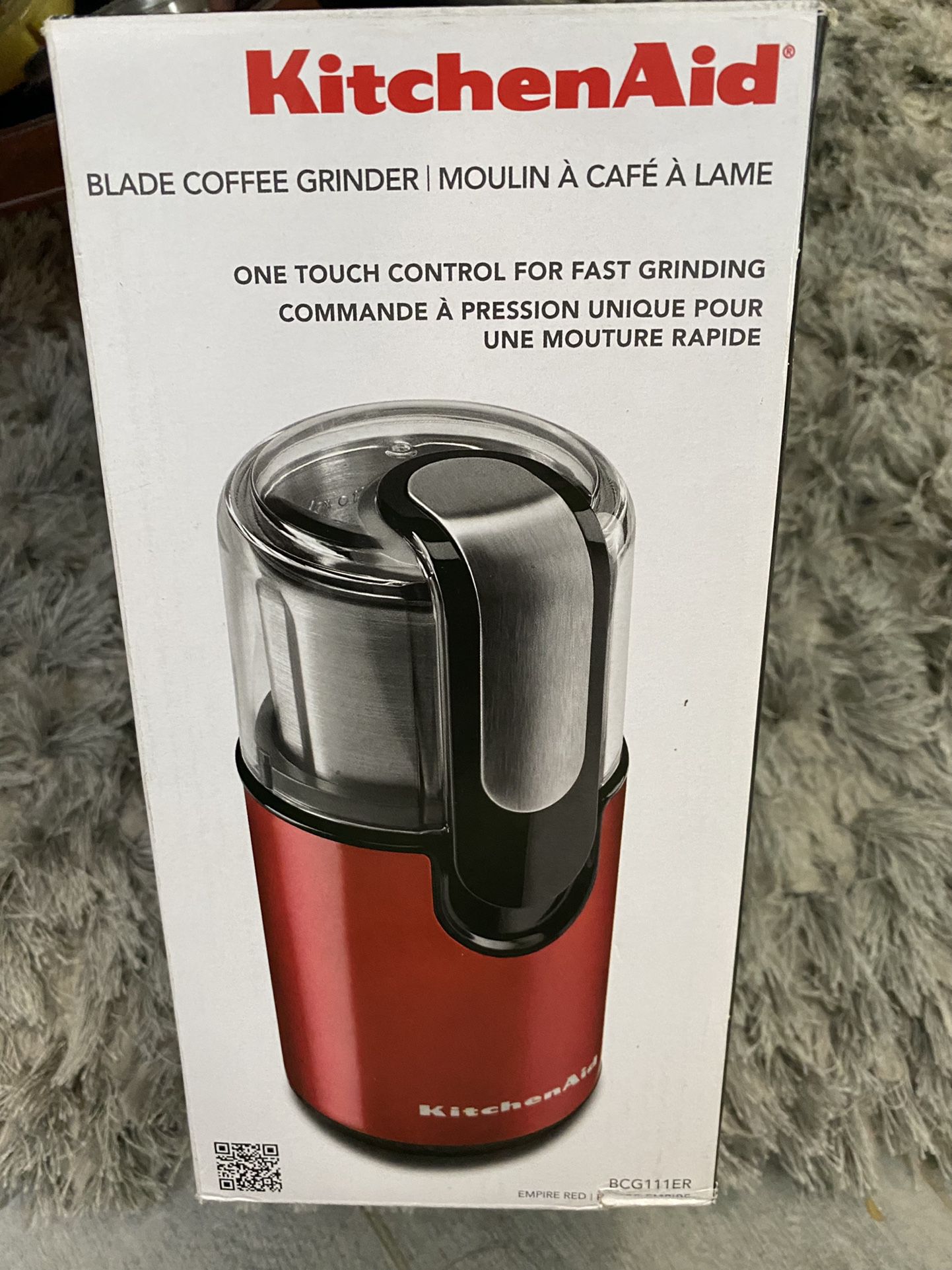 Kitchen Aid One Touch Coffee Grinder NEW 