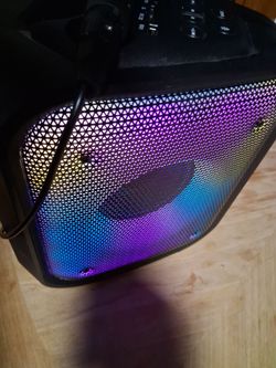 Portable Bluetooth Party Speaker with RGB Lights