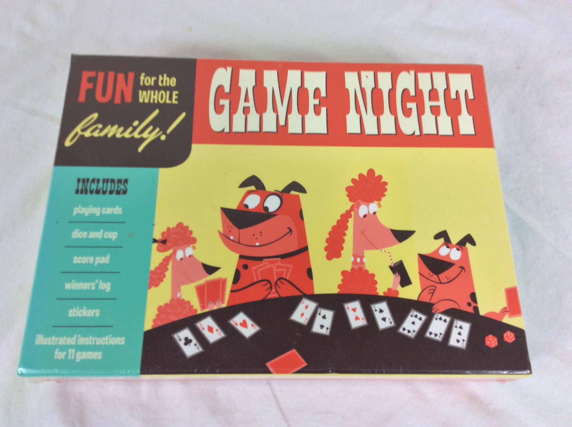 NEW GAME NIGHT Fun for Whole Family 11 Card Dice Board Farkle Hearts Liar Rummy