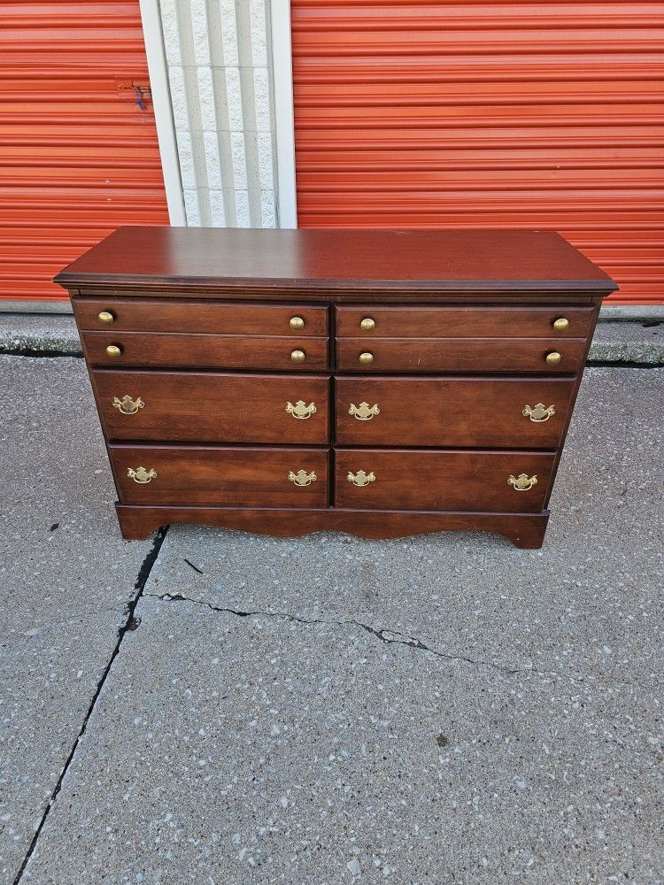 Vintage CAROLINA FURNITURE WORKS 6 Drawer Dresser
