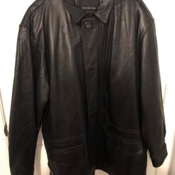 Marc New York 100% mens  leather jacket Xlarge