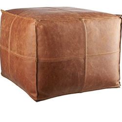 NEW Unstuffed Pouf Ottoman Modern Mcm Boho Bohemian Home Decor Furniture Storage Stuffed Animals 