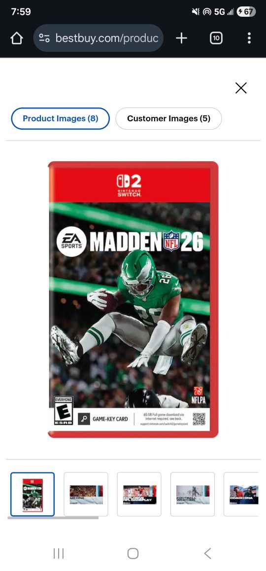 Nintendo Switchnflmadden