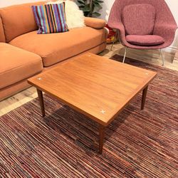 Merton Gershun for American of Martinsville Square Walnut Coffee Table