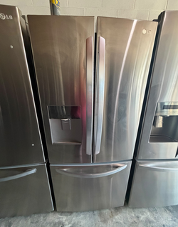 LG 3-Door Refrigerator with IceMaker - Stainless