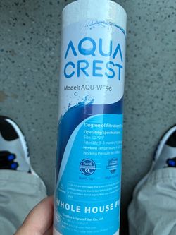 4 Aqua Crest AQU-WF96 whole-house water filters, new/sealed