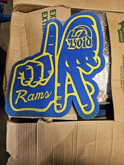 Rams Foam Finger-stadium Giveaway