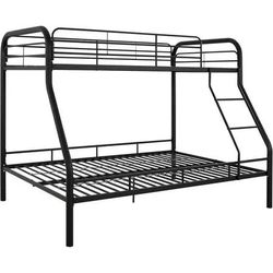 Metal Twin Over Full Bunk Bed Frame Only 