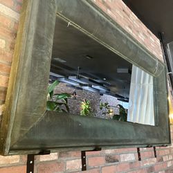 Iron Frame Antique Mirror 