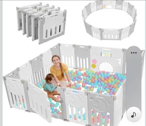Dripex Foldable Baby and Toddler Playpen