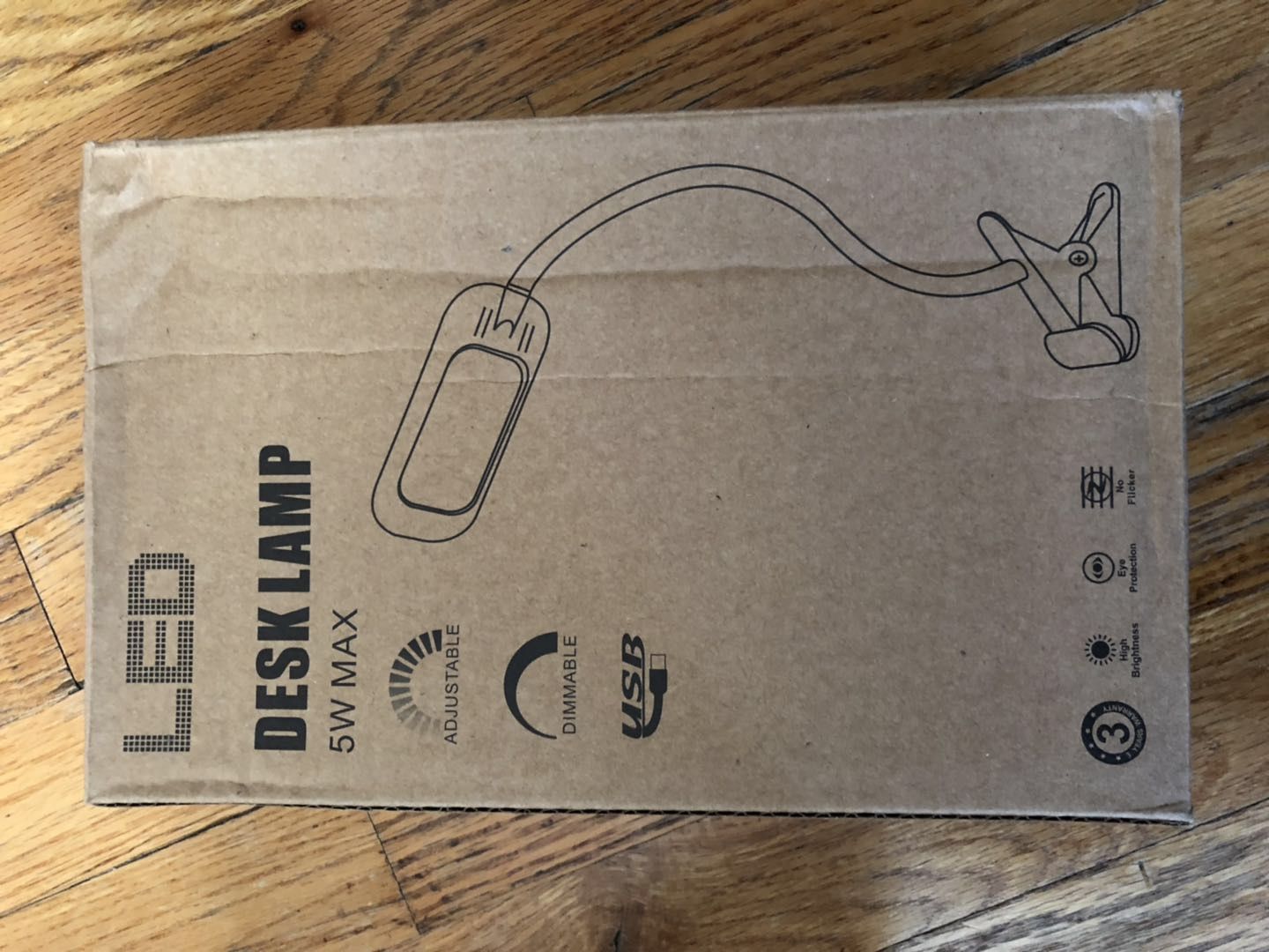 LED desk lamp 5w max