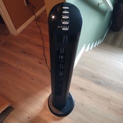 Tower Fan 40" Black 