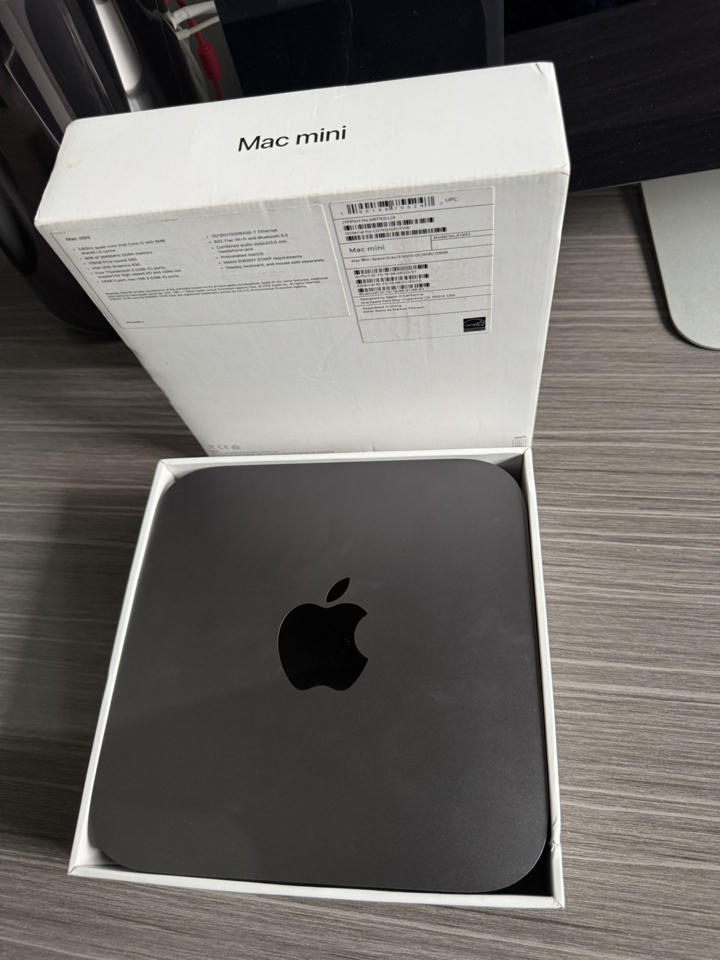 2018 Mac Mini 3.6Ghz Quad core 32GB Ram 128GB SSD