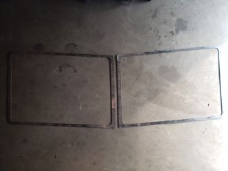 Peterbuilt chrome windshield surround