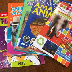 Sticker And Coloring Books