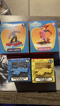 McDonald’s toys Zootopia 2 / Minecraft