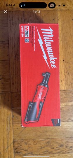 Milwaukee M12 Cordless 3/8" Ratchet 2457-20 New
