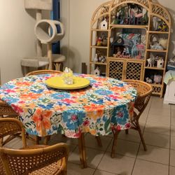 Rattan Dining Room Set