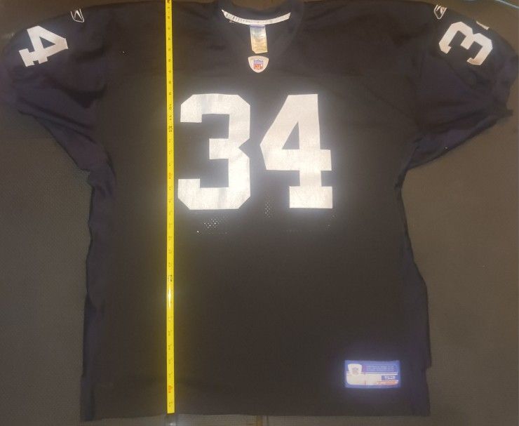 Bo Jackson Jersey Oakland Raiders Reebok Vintage #34 Size 52 New MINT Condition NFL Football