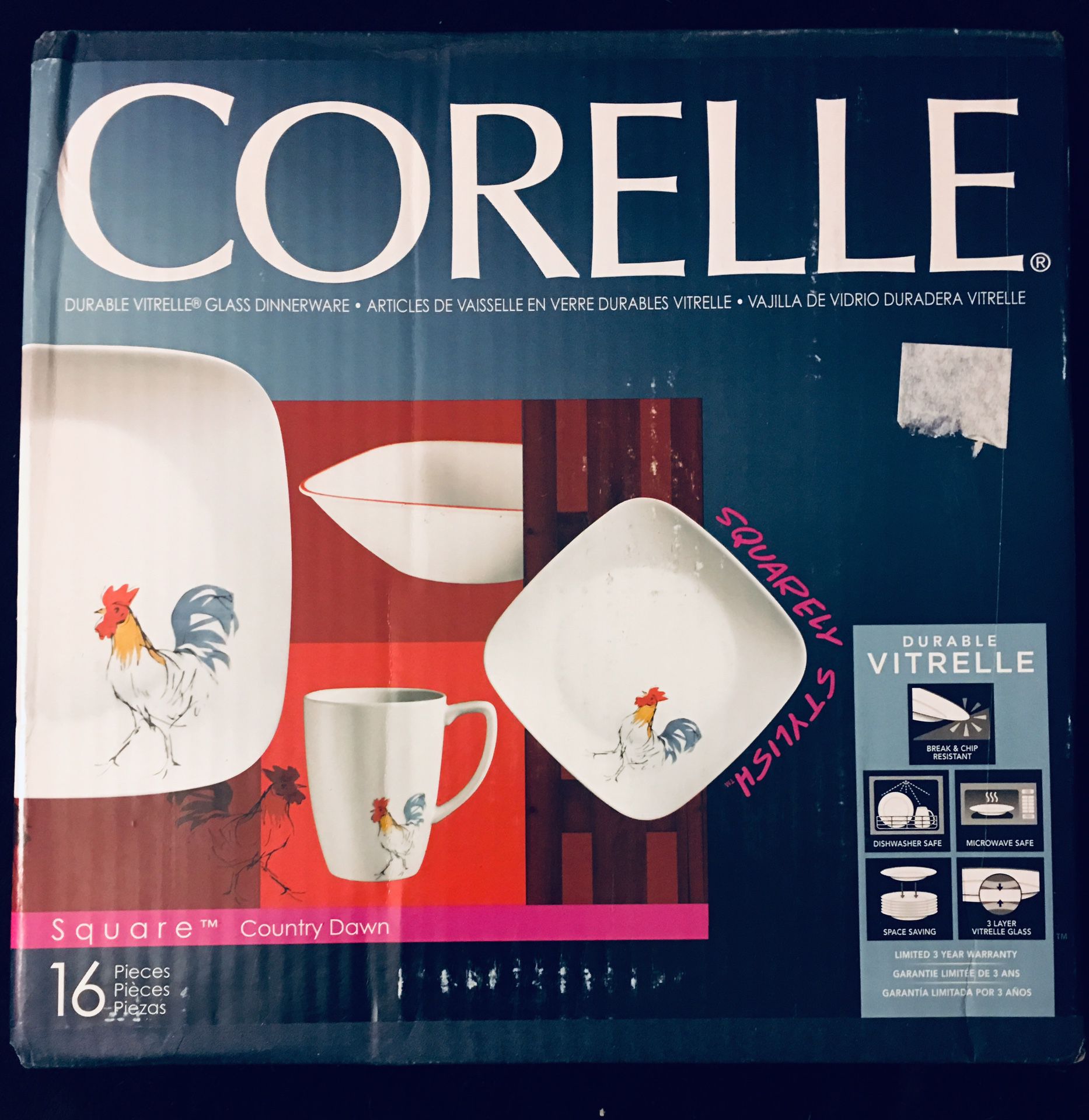 Disney Corelle Vitrelle 16-piece Dinnerware Set New In Box for Sale in  Honolulu, HI - OfferUp
