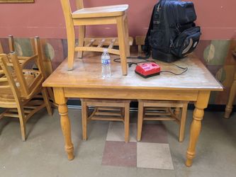 4 chairs and  48x30 table