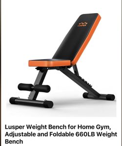 Weight Bench. Get Buff. 💪 