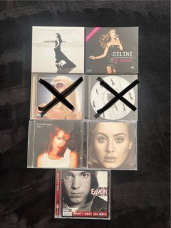 Lot of 5 CDs – Sarah McLachlan, Celine Dion, Adele, Kylie Minogue, Eamon