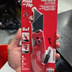 Milwaukee
FASTBACK 6-in-1 Folding Utility Knives with General Purpose Blade