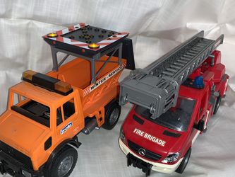Bruder Winter Service And Fire Truck