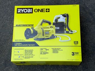 Ryobi 1 Gallon 18V Electrostatic Sprayer TOOL!