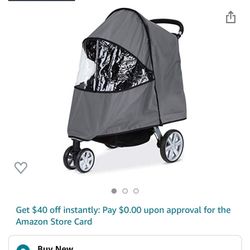New Rain & Wind Stroller Cover