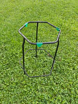 Garden Trash Bag Holder Stand, Metal Leaf Bag Holder, Frame Holds 30-55 Gallon Multi Use Bags, Outdoor Trash Bag Holder for Yard and Lawn Cleanup, Gar