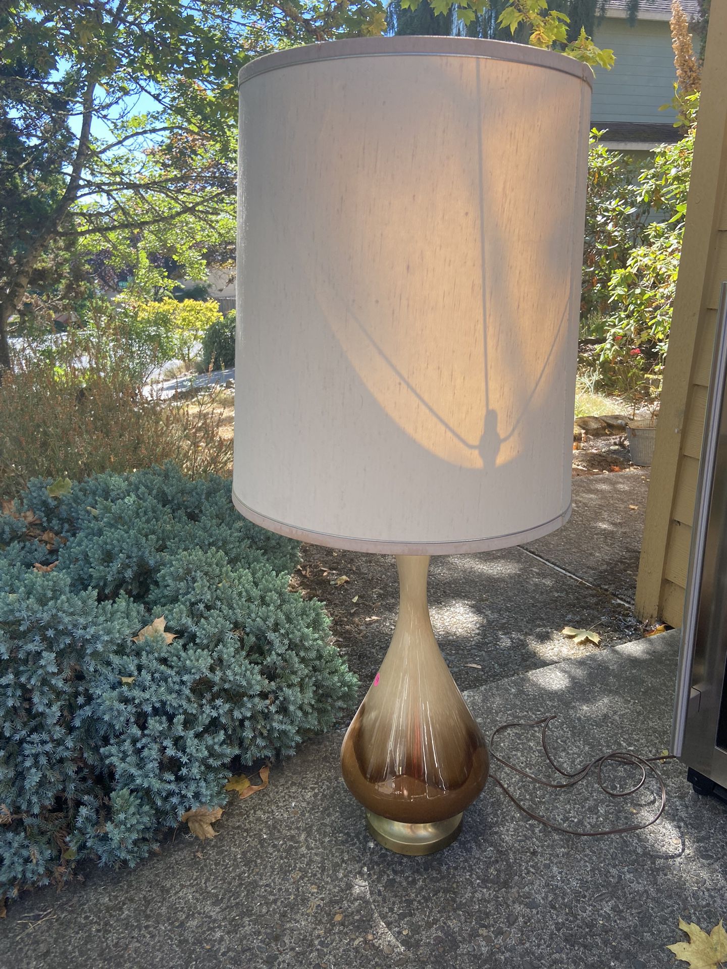 Tall Vintage Mid Century Lamp 