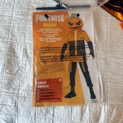 Fortnite Punk Youth Halloween Costume Size Small