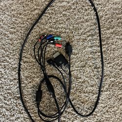 Xbox 360 / PS2 PS3 / Wii AV Cables Bundle