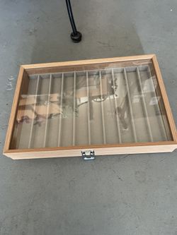 Wooden Velour Lined Case 