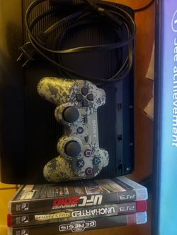 PlayStation 3 Console with Controller and Games