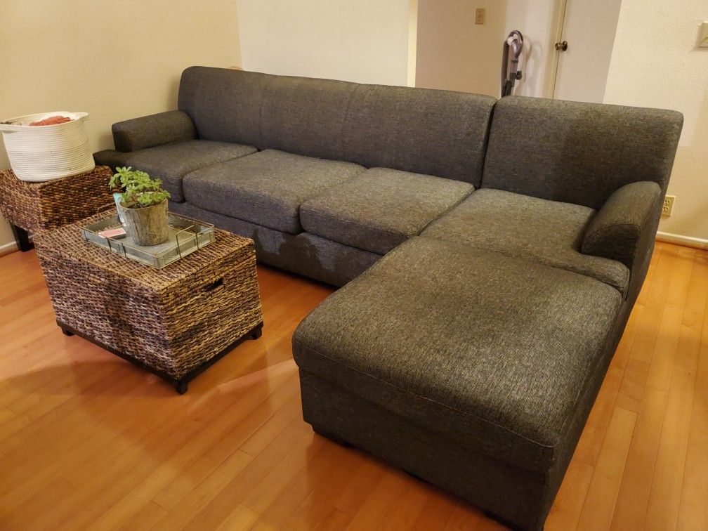 Sectional Couch - Gray