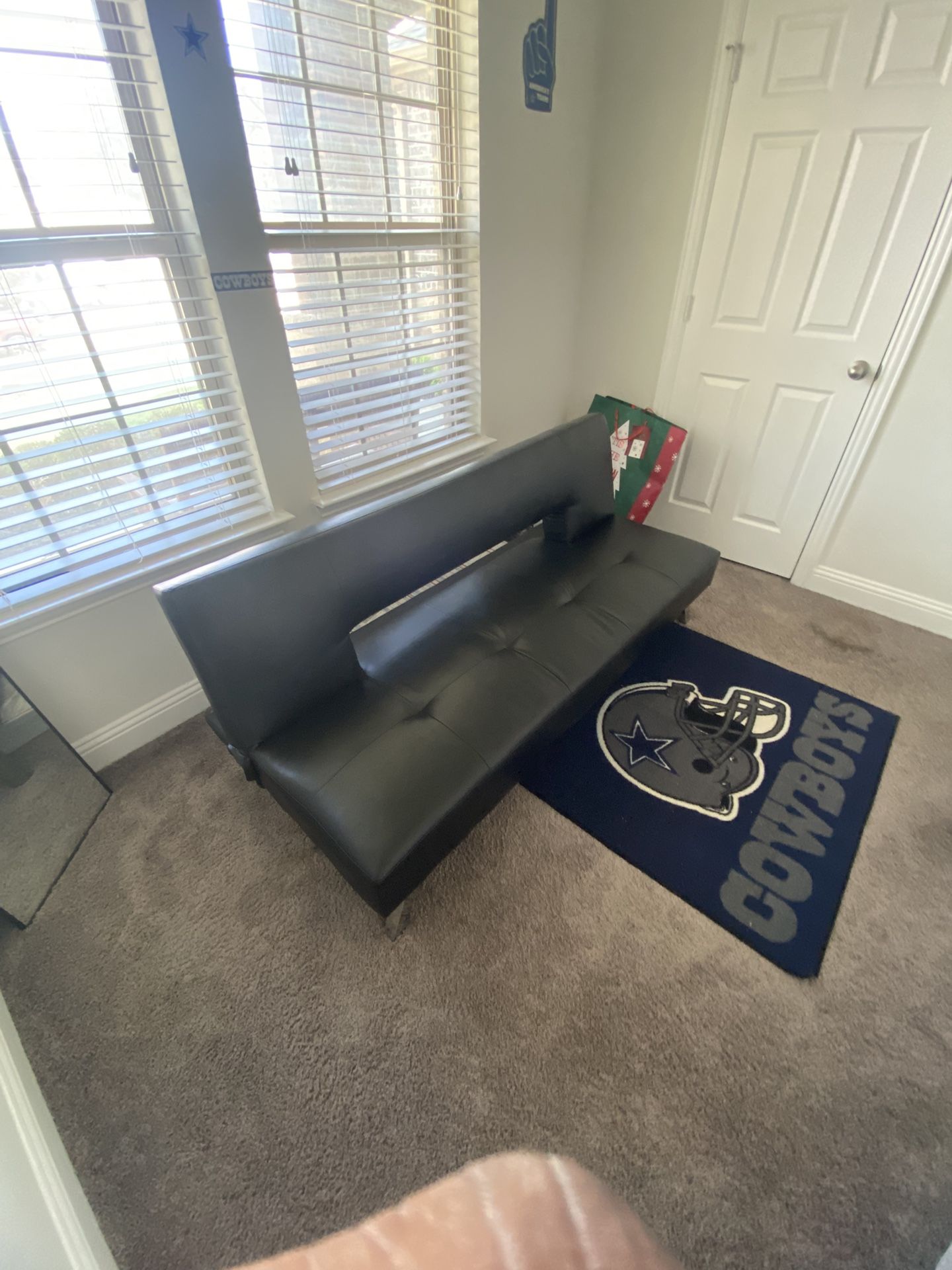 Mini Couch Converts Into a Bed