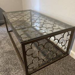 Bronze Glass Coffee Table