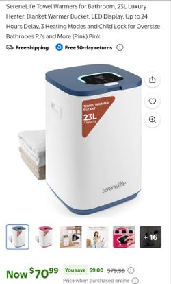 SereneLife Towel warmer