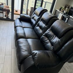 Black Recliner Couch