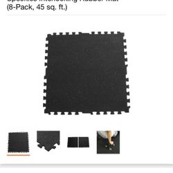 Rubber-Cal Z-Cycle Tiles Interlocking Rubber Mat
